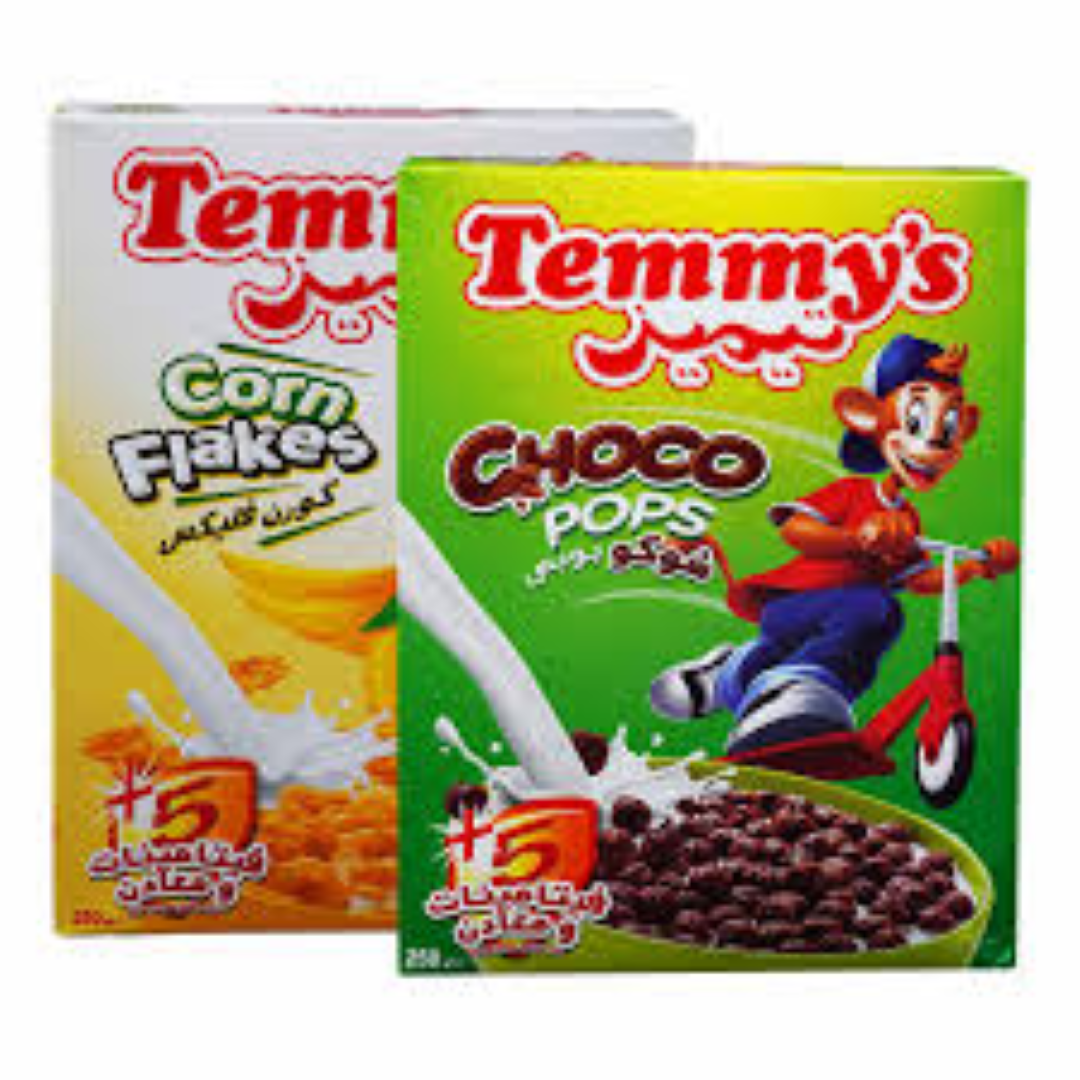 TEMMYS CORNFLAKES BUY 500 GET CHOCOPOP 250G